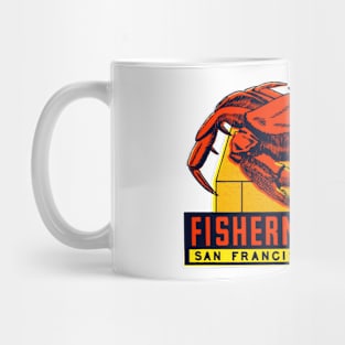 1960s Fishermans Wharf San Francisco Mug